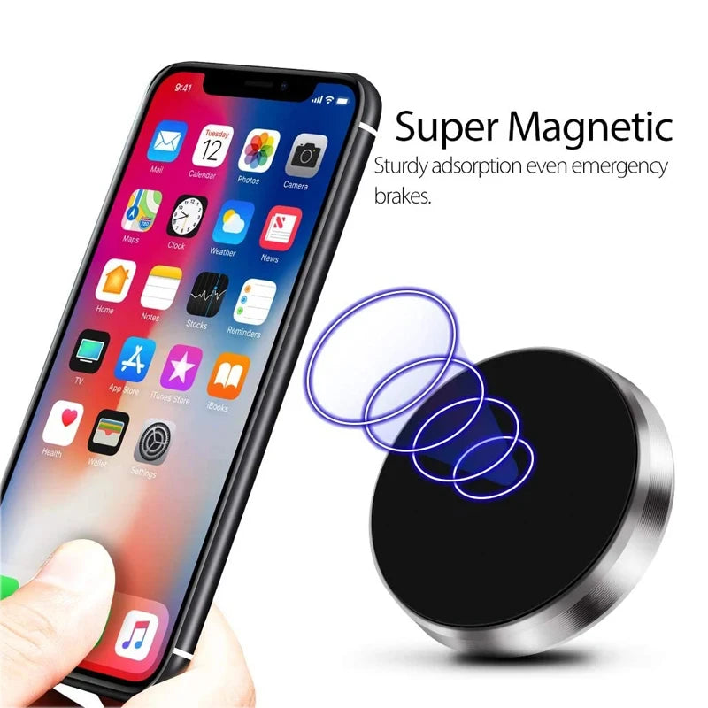 Magnetic Car Phone Holder Universal Magnetic Mount Bracket Stick on Car Dashboard Wall for iPhone Xiaomi Huawei Phone Car Holder