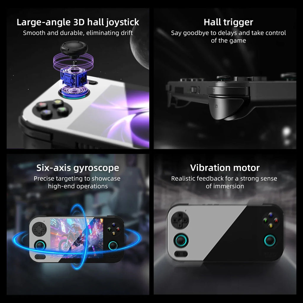 ANBERNIC RG 476H Video Player Console Retro Handheld Game 4.7-inch LTPS In-Cell Bluetooth 8G+128G Android 13 512G