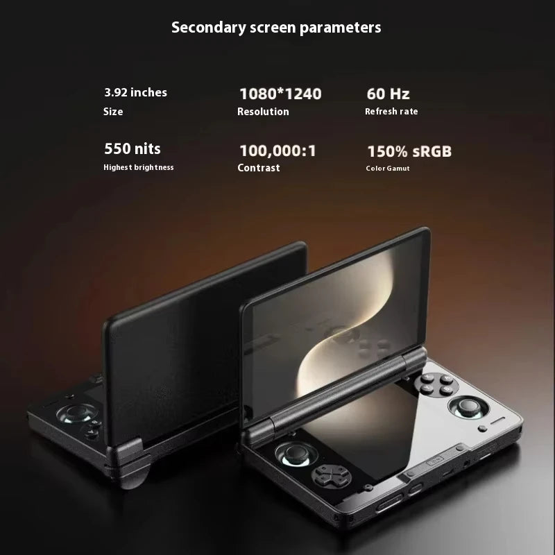 AYN Thor 6'' OLED Dual Screen Gaming Handheld Qualcomm Snapdragon CPU Android13 6000mAh Battery Hall Stick Game Console